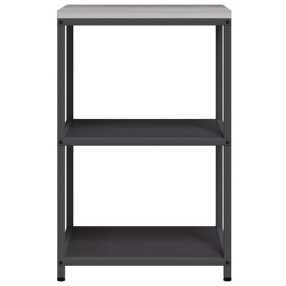 Stoccaggio in cucina HATTEM Nero 60 x 50 x 92 cm Acciaio | homemem39