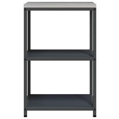 Stoccaggio in cucina HATTEM Antracite 60 x 50 x 92 cm Acciaio | homemem39