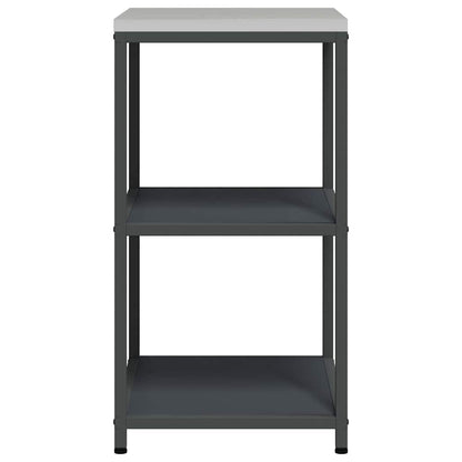 Stoccaggio in cucina HATTEM Antracite 60 x 50 x 92 cm Acciaio | homemem39
