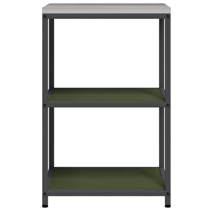 Stoccaggio in cucina HATTEM Verde Oliva 60 x 50 x 92 cm Acciaio | homemem39
