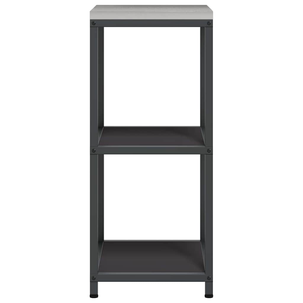 Stoccaggio in cucina HATTEM Nero 40 x 50 x 92 cm Acciaio | homemem39