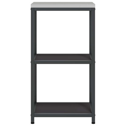 Stoccaggio in cucina HATTEM Nero 40 x 50 x 92 cm Acciaio | homemem39