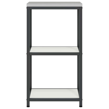 Stoccaggio in cucina HATTEM Bianco 40 x 50 x 92 cm Acciaio | homemem39