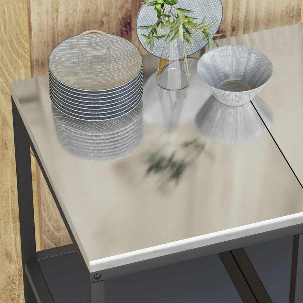 Stoccaggio in cucina HATTEM Antracite 40 x 50 x 92 cm Acciaio | homemem39