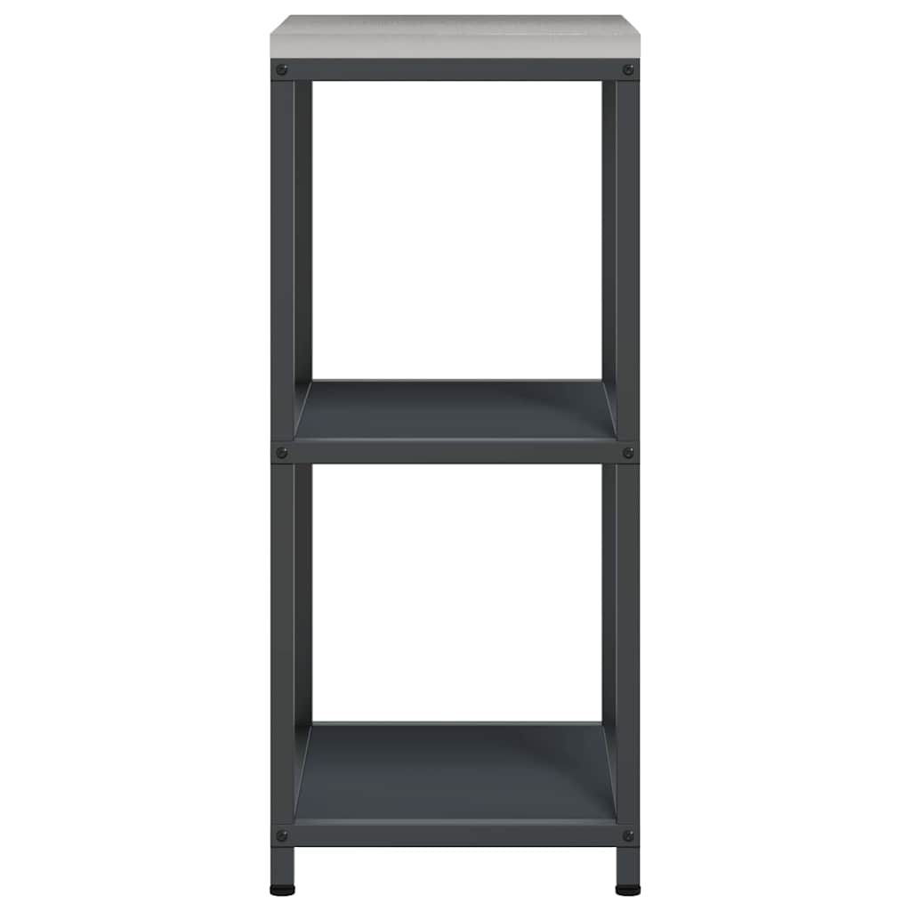 Stoccaggio in cucina HATTEM Antracite 40 x 50 x 92 cm Acciaio | homemem39