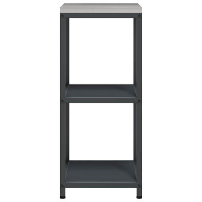 Stoccaggio in cucina HATTEM Antracite 40 x 50 x 92 cm Acciaio | homemem39