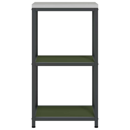 Stoccaggio in cucina HATTEM Verde Oliva 40 x 50 x 92 cm Acciaio | homemem39