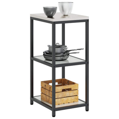 Stoccaggio in cucina HATTEM Argento 40 x 50 x 92 cm Acciaio | homemem39