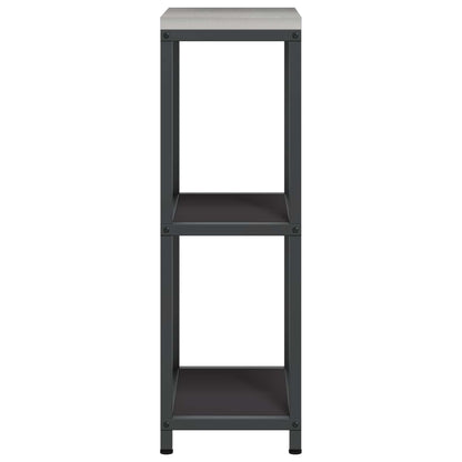Stoccaggio in cucina HATTEM Nero 30 x 50 x 92 cm Acciaio | homemem39