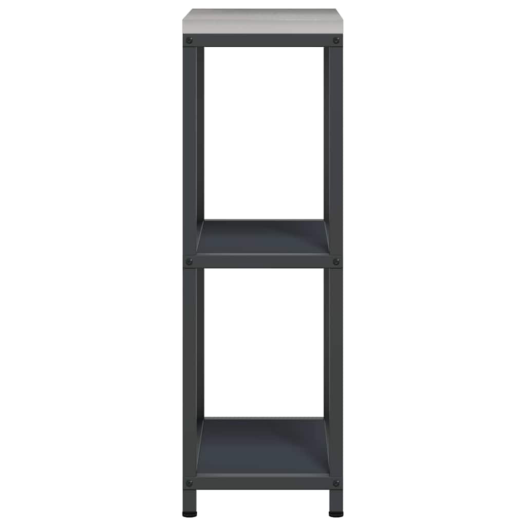 Stoccaggio in cucina HATTEM Antracite 30 x 50 x 92 cm Acciaio | homemem39
