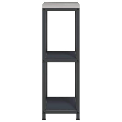 Stoccaggio in cucina HATTEM Antracite 30 x 50 x 92 cm Acciaio | homemem39