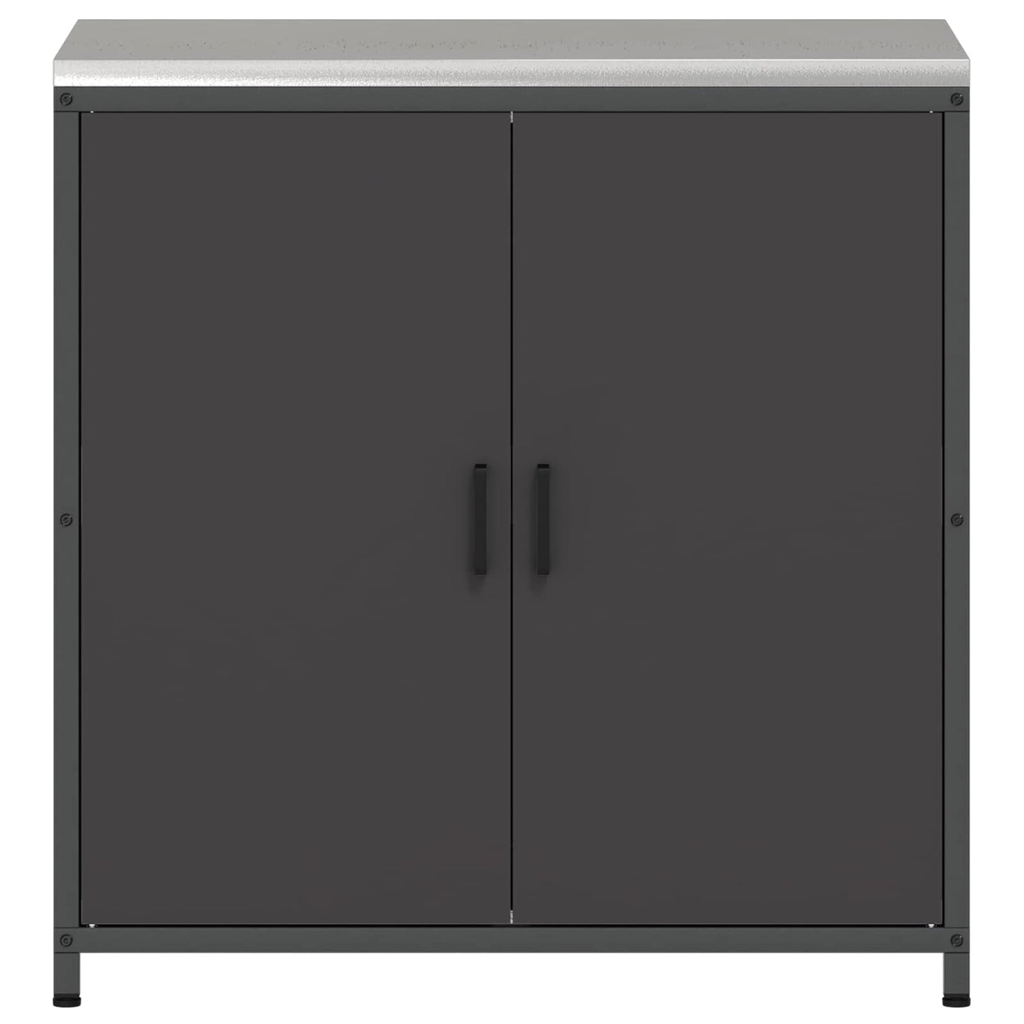 Stoccaggio in cucina HATTEM Nero 90 x 50 x 92 cm Acciaio | homemem39