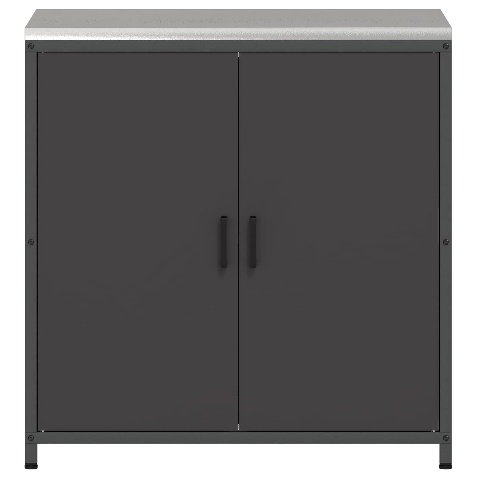Stoccaggio in cucina HATTEM Nero 90 x 50 x 92 cm Acciaio | homemem39