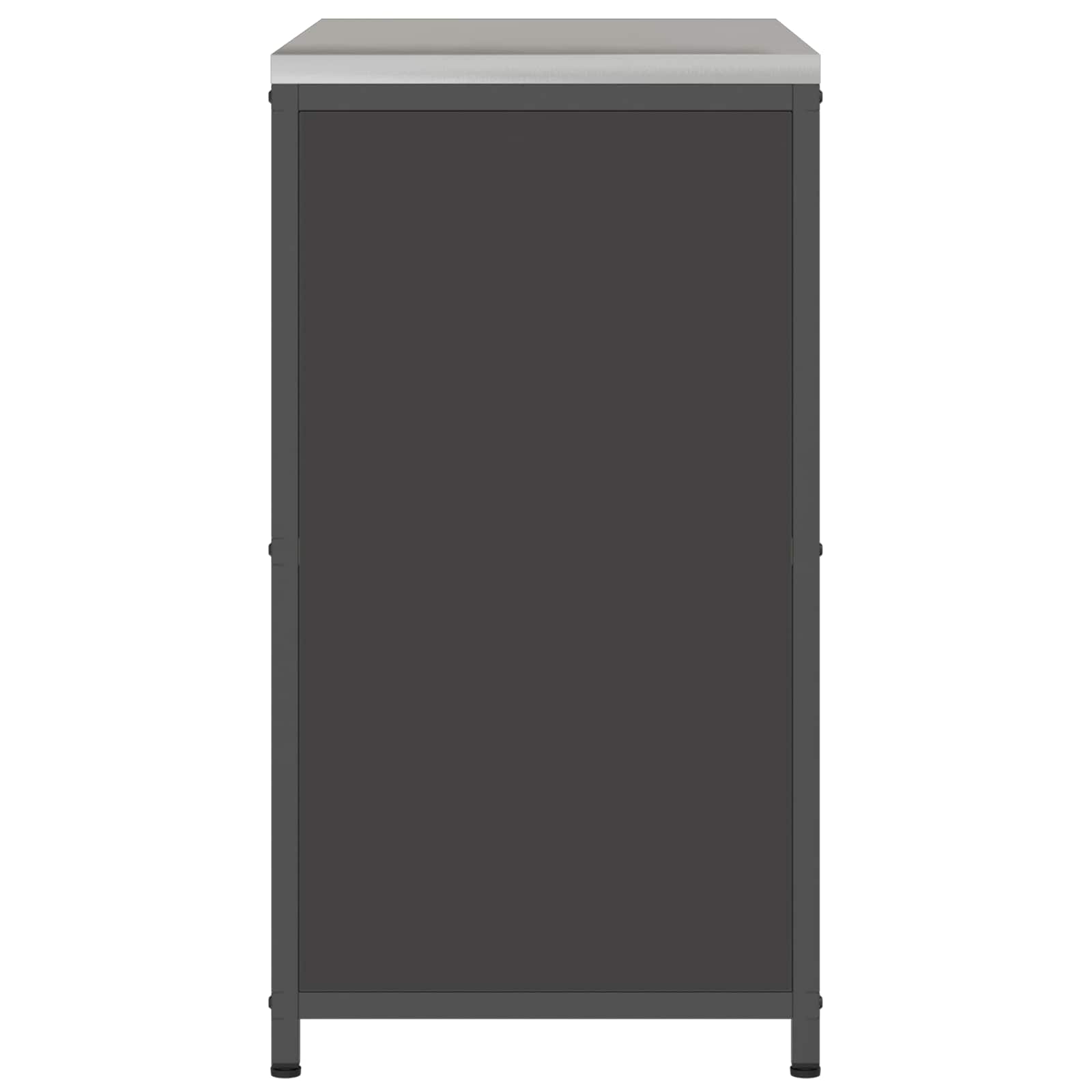 Stoccaggio in cucina HATTEM Nero 90 x 50 x 92 cm Acciaio | homemem39