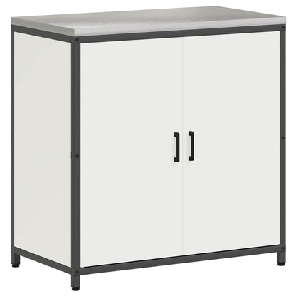 Stoccaggio in cucina HATTEM Bianco 90 x 50 x 92 cm Acciaio | homemem39