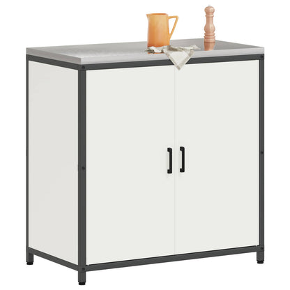 Stoccaggio in cucina HATTEM Bianco 90 x 50 x 92 cm Acciaio | homemem39