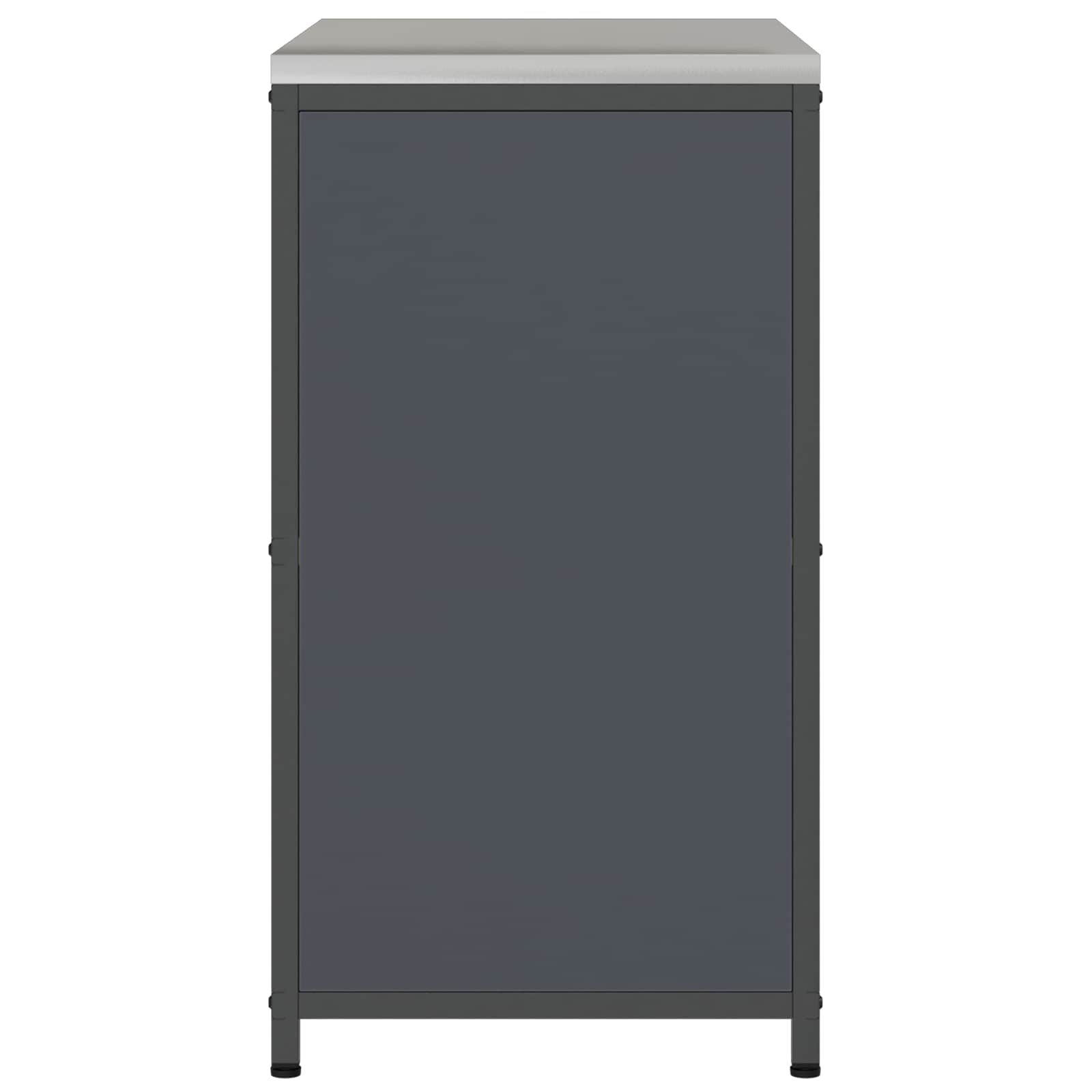 Stoccaggio in cucina HATTEM Antracite 90 x 50 x 92 cm Acciaio | homemem39