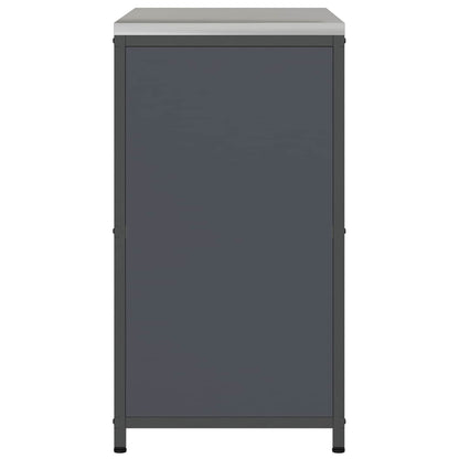 Stoccaggio in cucina HATTEM Antracite 90 x 50 x 92 cm Acciaio | homemem39