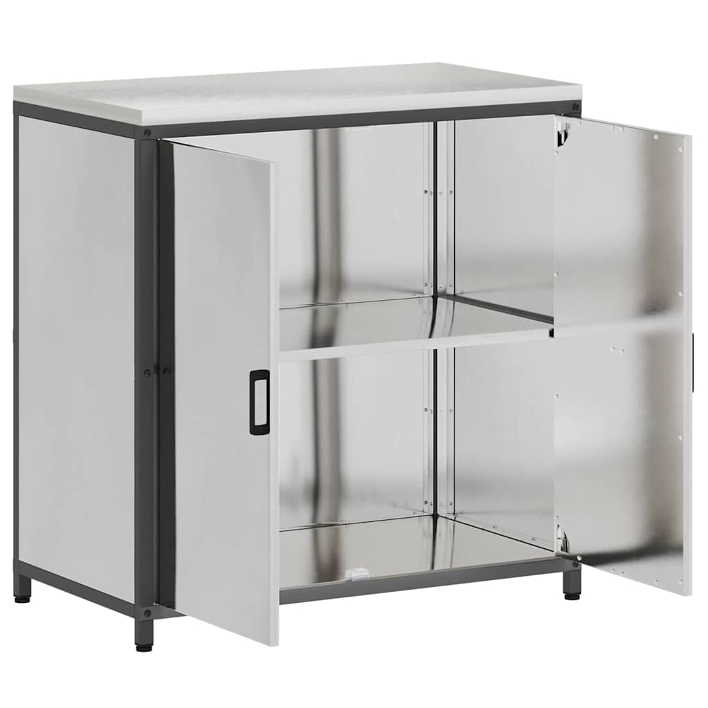 Stoccaggio in cucina HATTEM Argento 90 x 50 x 92 cm Acciaio | homemem39