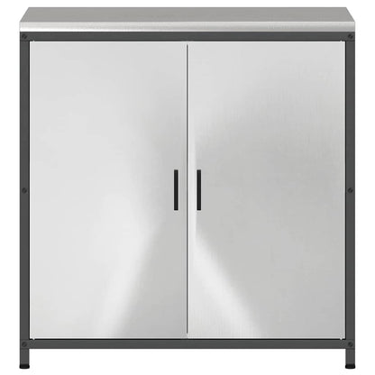 Stoccaggio in cucina HATTEM Argento 90 x 50 x 92 cm Acciaio | homemem39