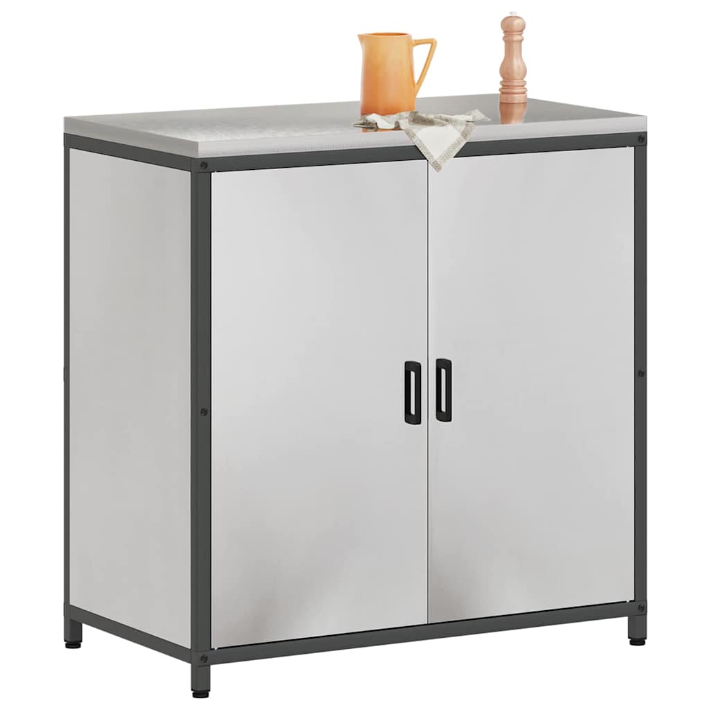 Stoccaggio in cucina HATTEM Argento 90 x 50 x 92 cm Acciaio | homemem39
