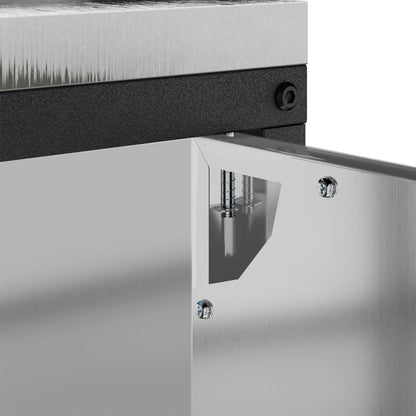 Stoccaggio in cucina HATTEM Argento 90 x 50 x 92 cm Acciaio | homemem39