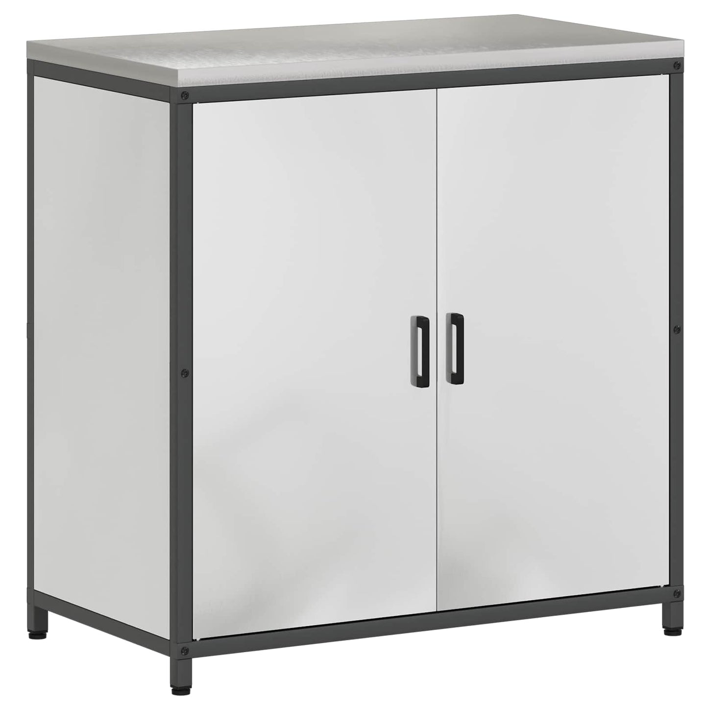 Stoccaggio in cucina HATTEM Argento 90 x 50 x 92 cm Acciaio | homemem39