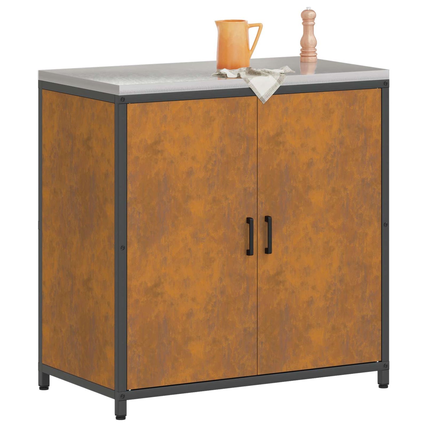 Stoccaggio in cucina HATTEM Ruggine 90 x 50 x 92 cm Acciaio | homemem39