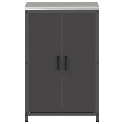 Stoccaggio in cucina HATTEM Nero 60 x 50 x 92 cm Acciaio | homemem39