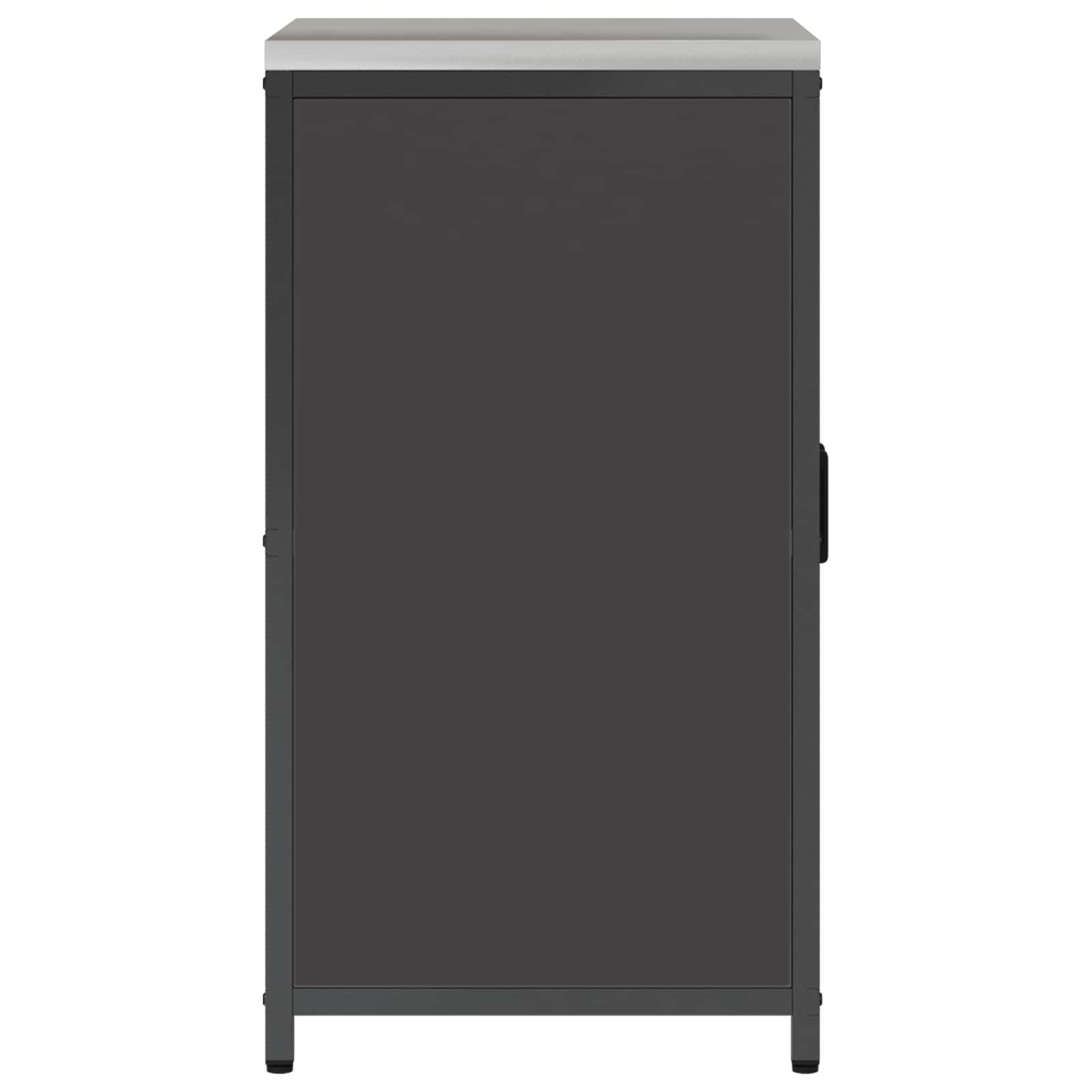 Stoccaggio in cucina HATTEM Nero 60 x 50 x 92 cm Acciaio | homemem39