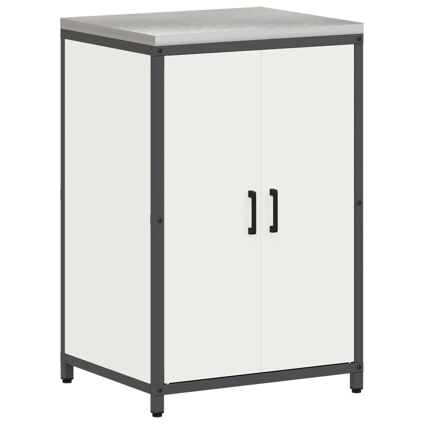 Stoccaggio in cucina HATTEM Bianco 60 x 50 x 92 cm Acciaio | homemem39