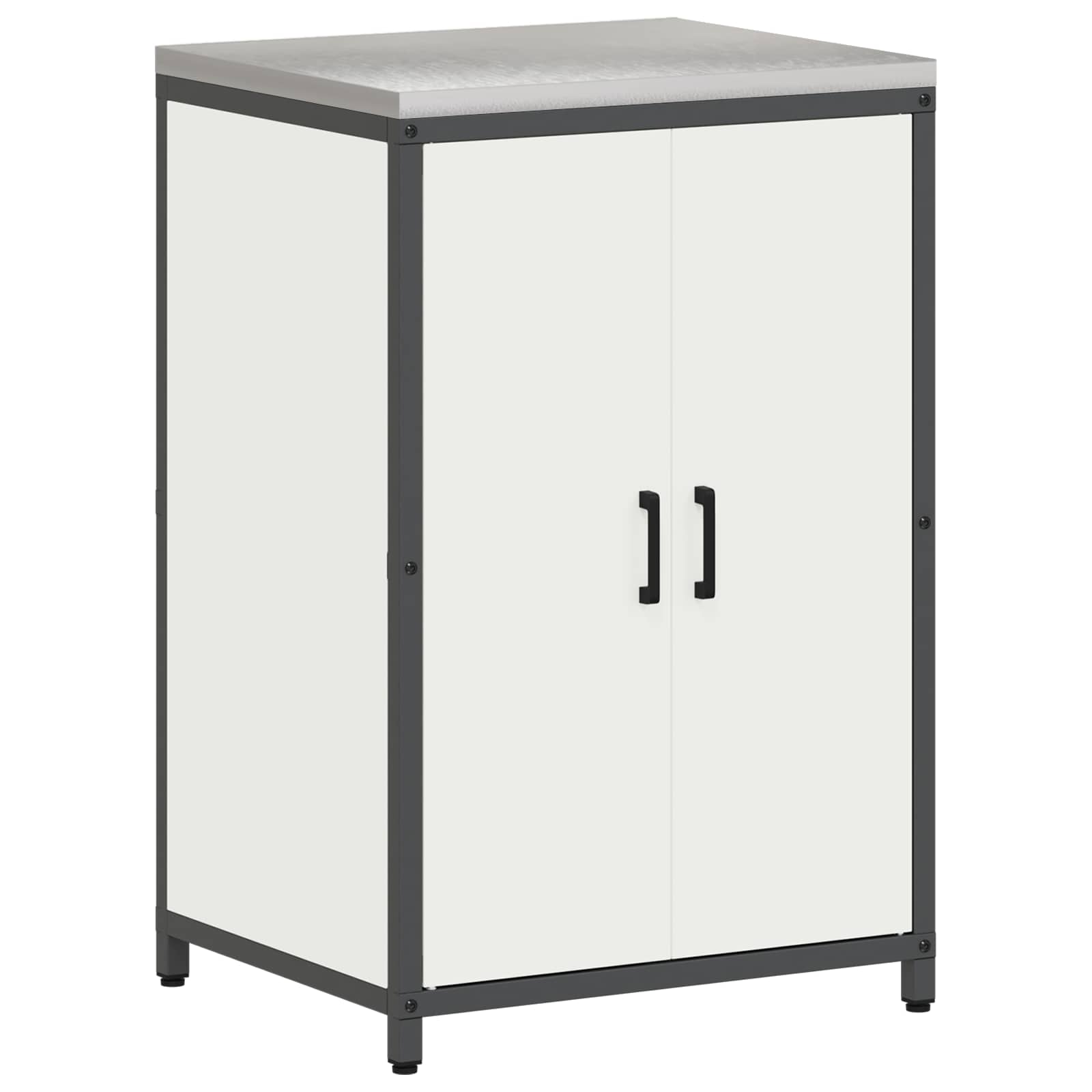 Stoccaggio in cucina HATTEM Bianco 60 x 50 x 92 cm Acciaio | homemem39