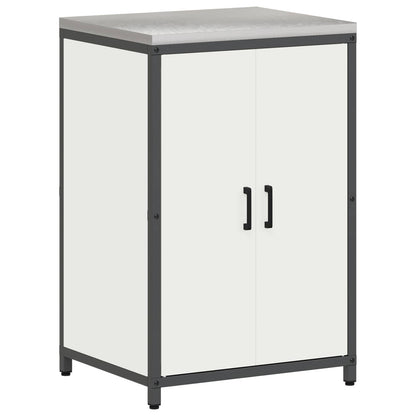 Stoccaggio in cucina HATTEM Bianco 60 x 50 x 92 cm Acciaio | homemem39