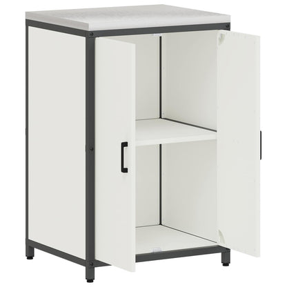 Stoccaggio in cucina HATTEM Bianco 60 x 50 x 92 cm Acciaio | homemem39