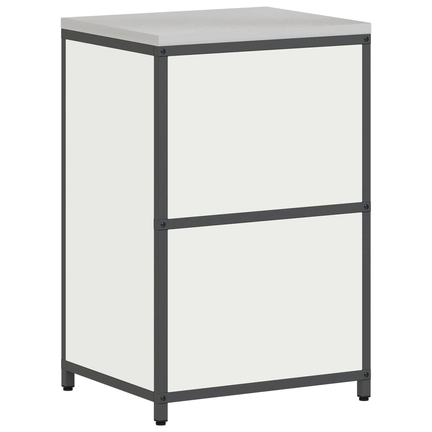 Stoccaggio in cucina HATTEM Bianco 60 x 50 x 92 cm Acciaio | homemem39