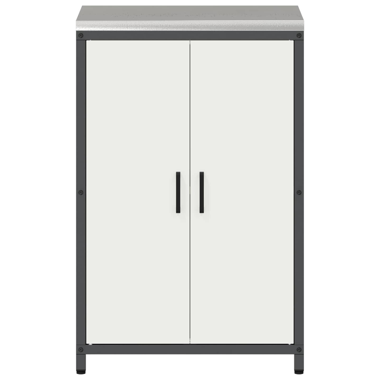 Stoccaggio in cucina HATTEM Bianco 60 x 50 x 92 cm Acciaio | homemem39