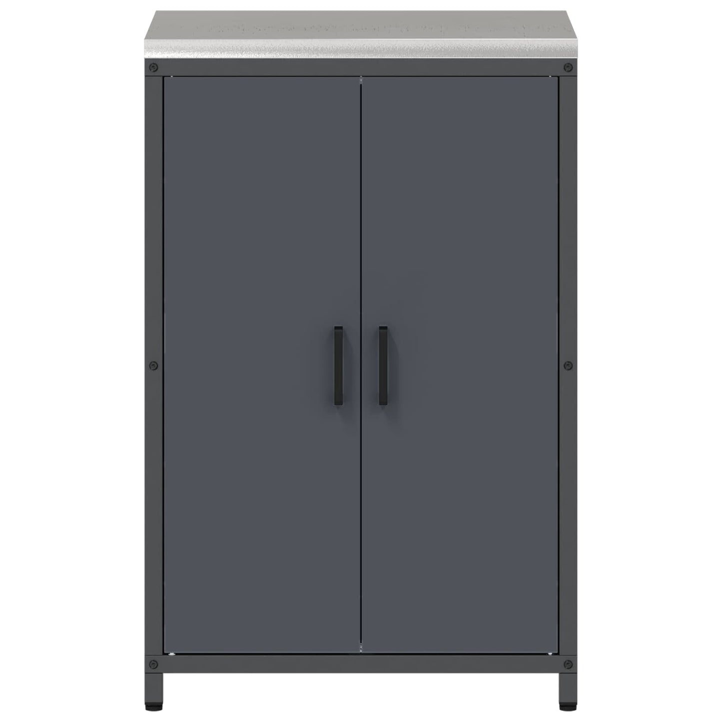 Stoccaggio in cucina HATTEM Antracite 60 x 50 x 92 cm Acciaio | homemem39