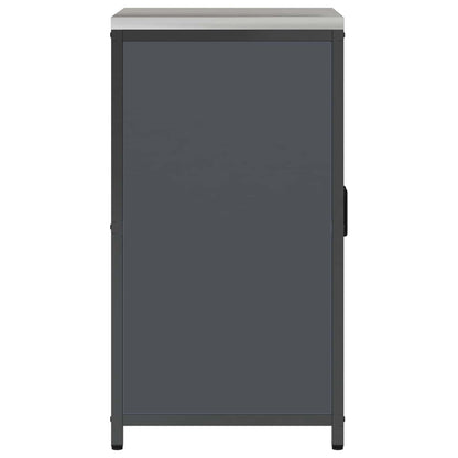 Stoccaggio in cucina HATTEM Antracite 60 x 50 x 92 cm Acciaio | homemem39