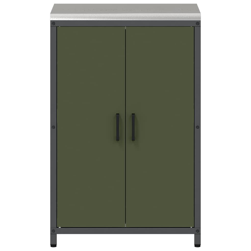 Stoccaggio in cucina HATTEM Verde Oliva 60 x 50 x 92 cm Acciaio | homemem39