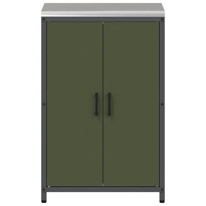 Stoccaggio in cucina HATTEM Verde Oliva 60 x 50 x 92 cm Acciaio | homemem39