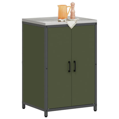 Stoccaggio in cucina HATTEM Verde Oliva 60 x 50 x 92 cm Acciaio | homemem39
