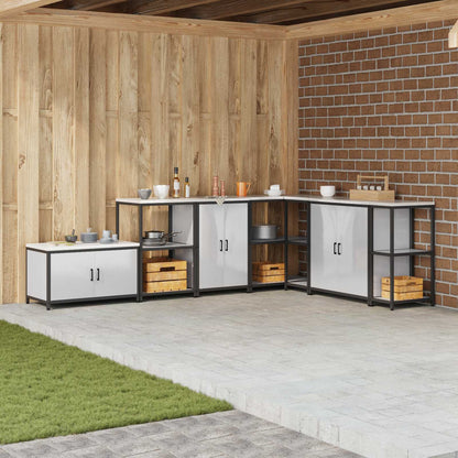 Stoccaggio in cucina HATTEM Argento 60 x 50 x 92 cm Acciaio | homemem39