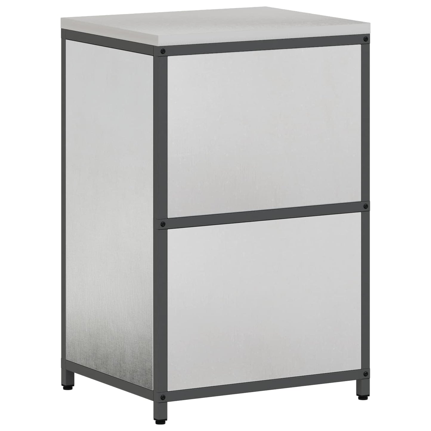 Stoccaggio in cucina HATTEM Argento 60 x 50 x 92 cm Acciaio | homemem39