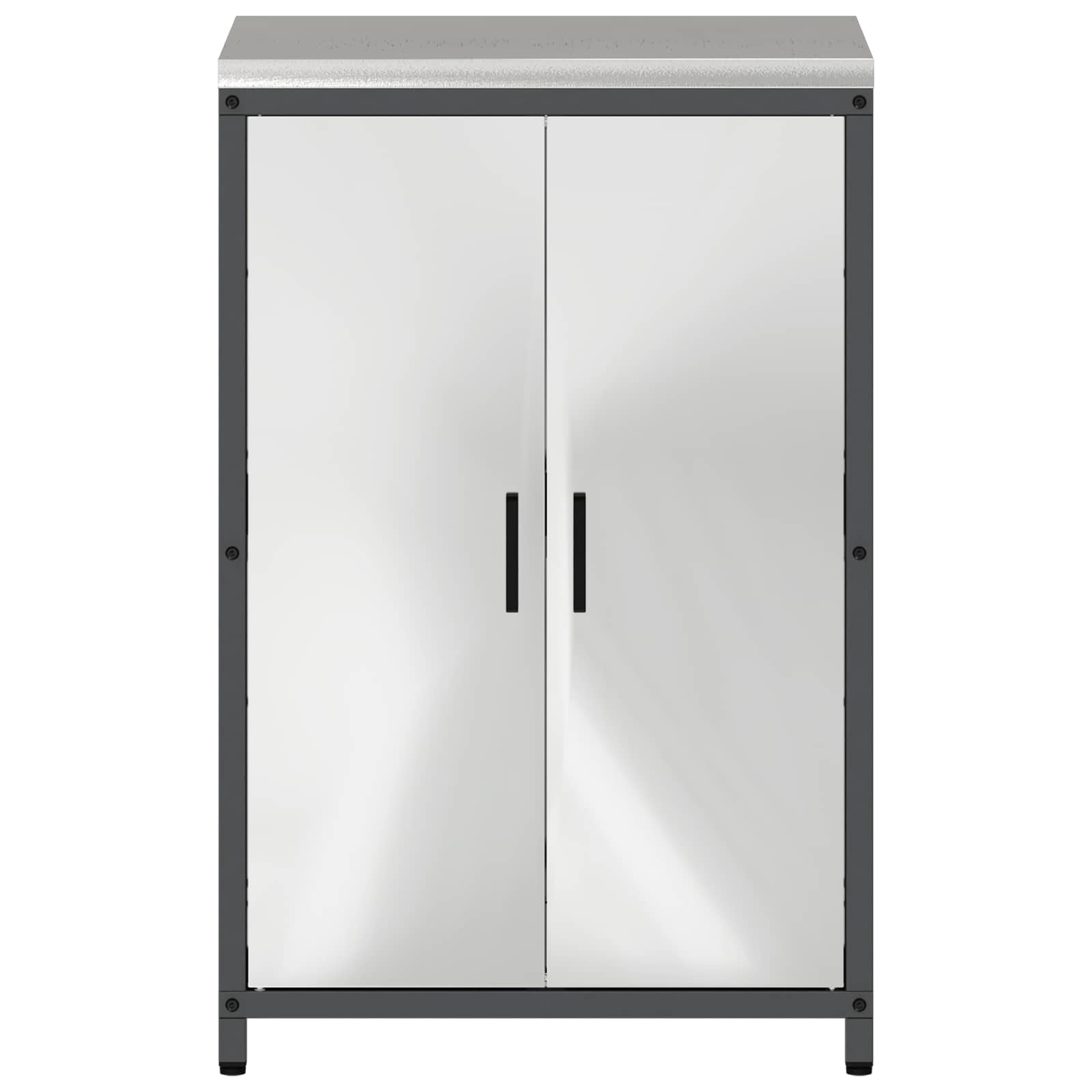 Stoccaggio in cucina HATTEM Argento 60 x 50 x 92 cm Acciaio | homemem39