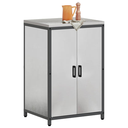 Stoccaggio in cucina HATTEM Argento 60 x 50 x 92 cm Acciaio | homemem39