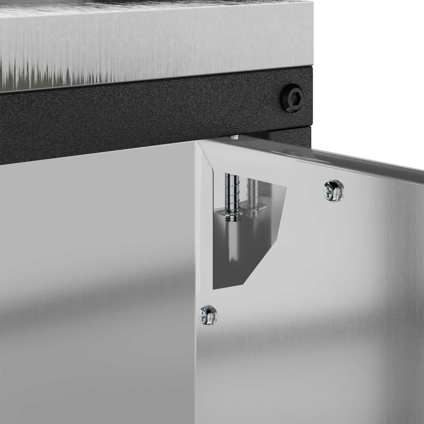 Stoccaggio in cucina HATTEM Argento 60 x 50 x 92 cm Acciaio | homemem39