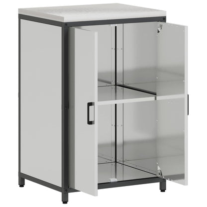 Stoccaggio in cucina HATTEM Argento 60 x 50 x 92 cm Acciaio | homemem39