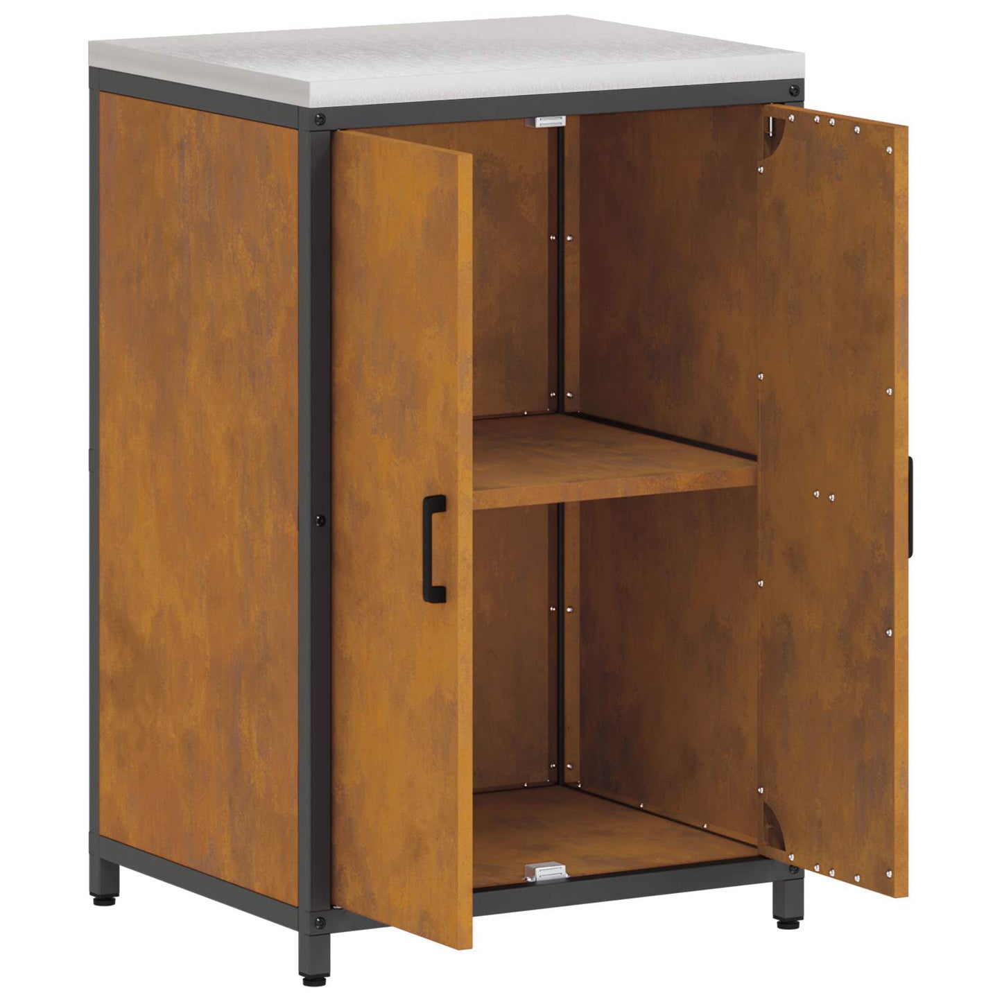 Stoccaggio in cucina HATTEM Ruggine 60 x 50 x 92 cm Acciaio | homemem39