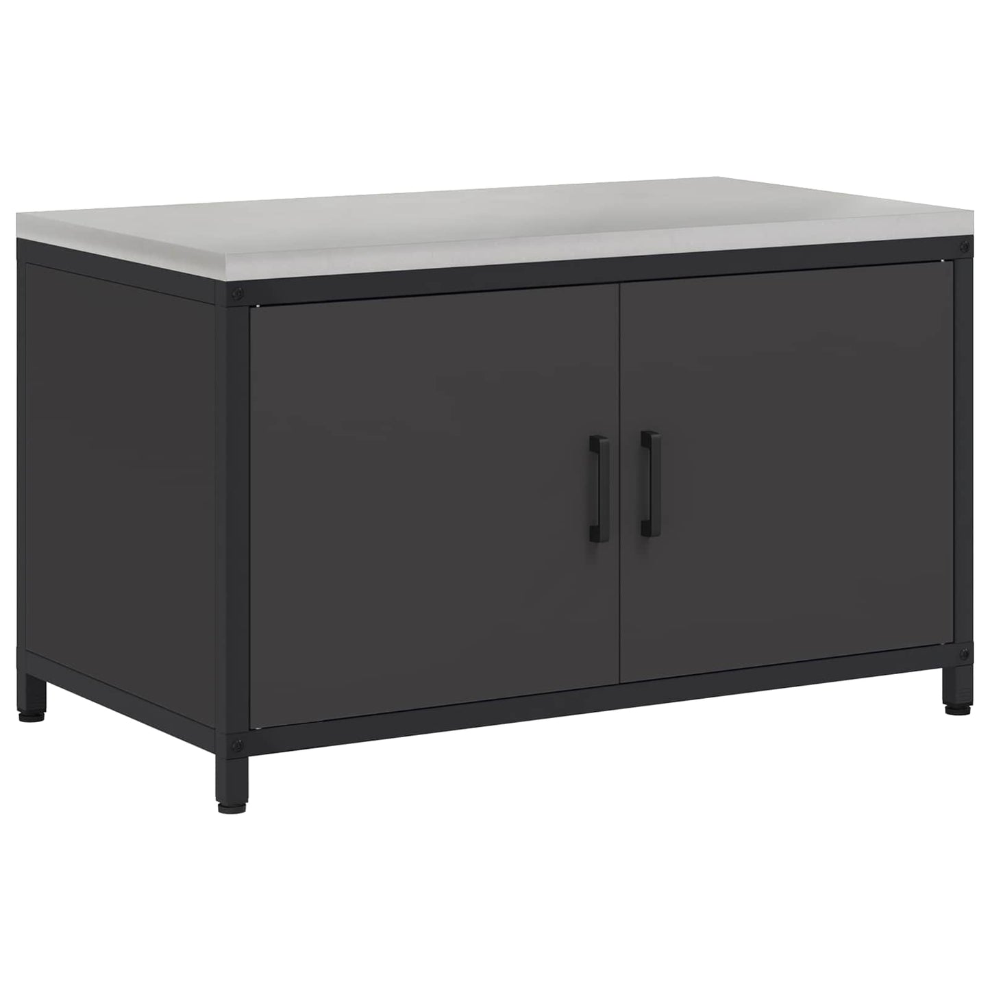 Stoccaggio in cucina HATTEM Nero 90 x 50 x 53 cm Acciaio | homemem39