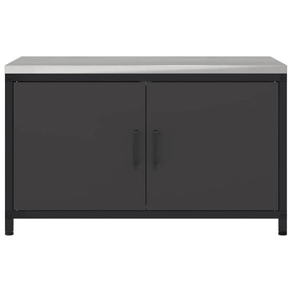 Stoccaggio in cucina HATTEM Nero 90 x 50 x 53 cm Acciaio | homemem39